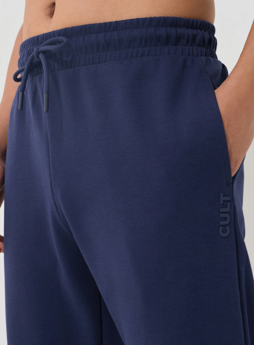 Men's Navy Ultra Luxe Classic Trackpants - Image 7