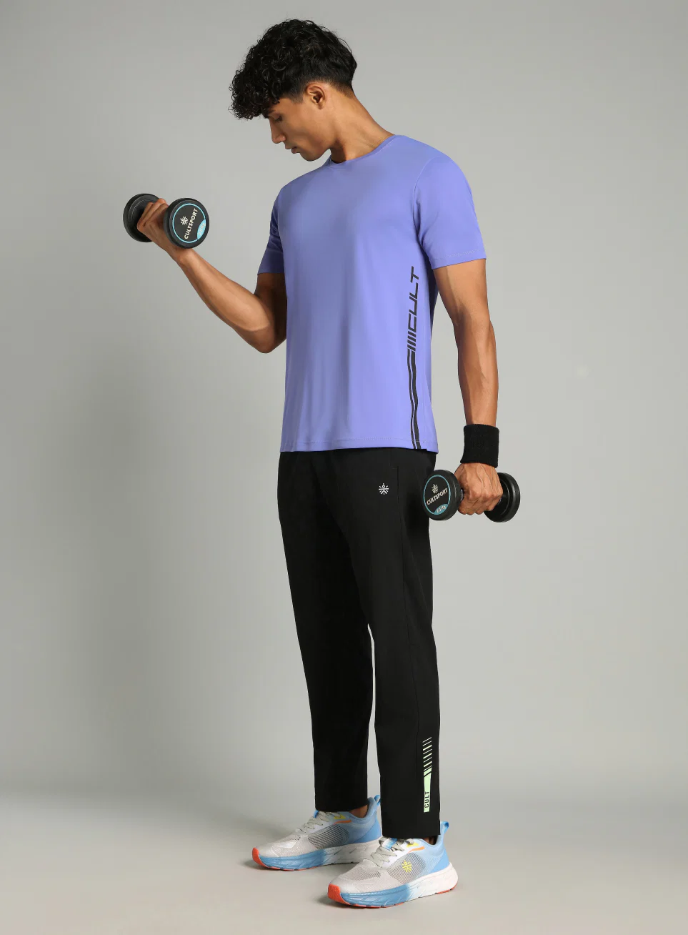 Men's Navy Warm Up Training T-shirt - Image 3