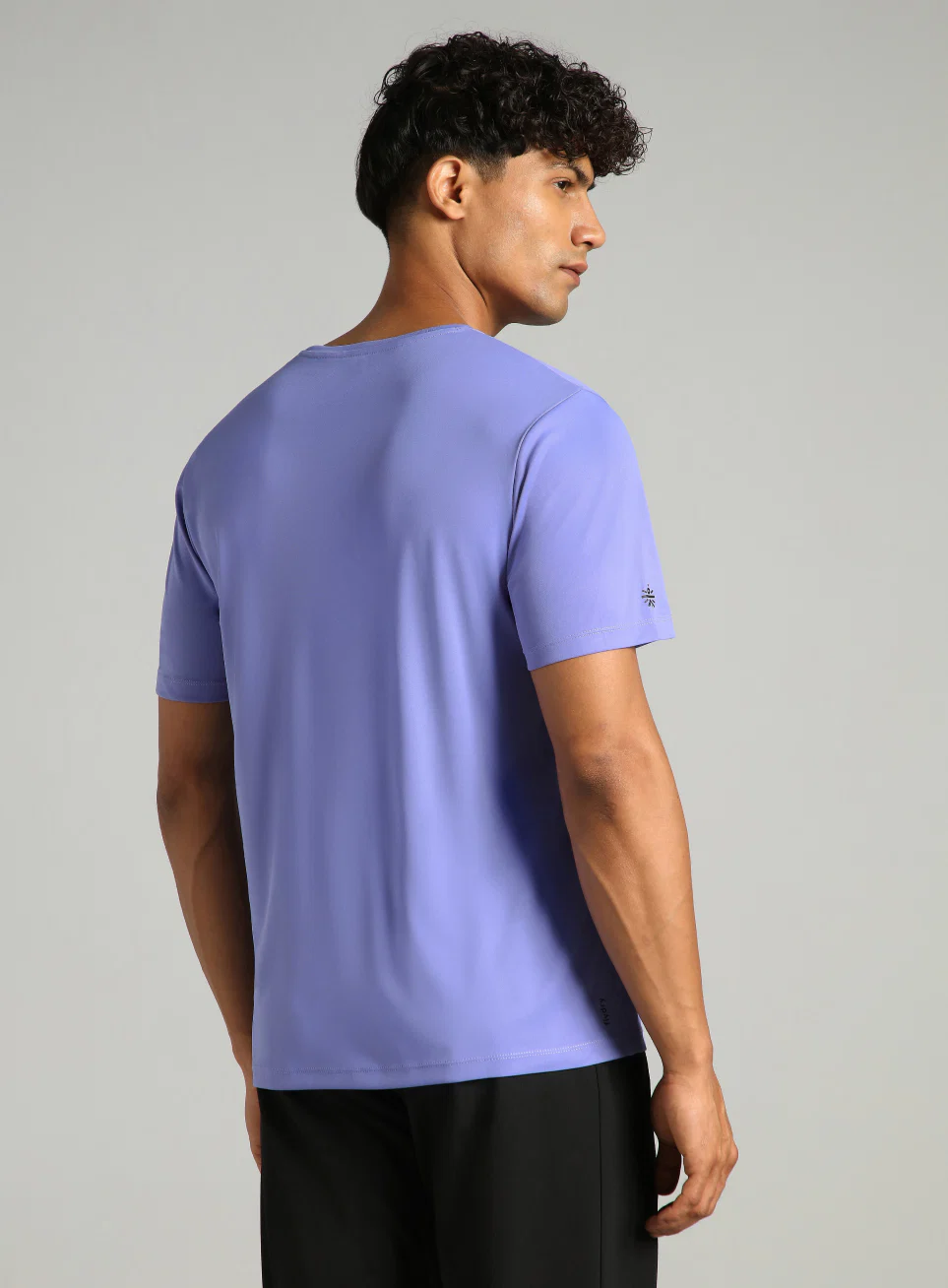 Men's Navy Warm Up Training T-shirt - Image 6