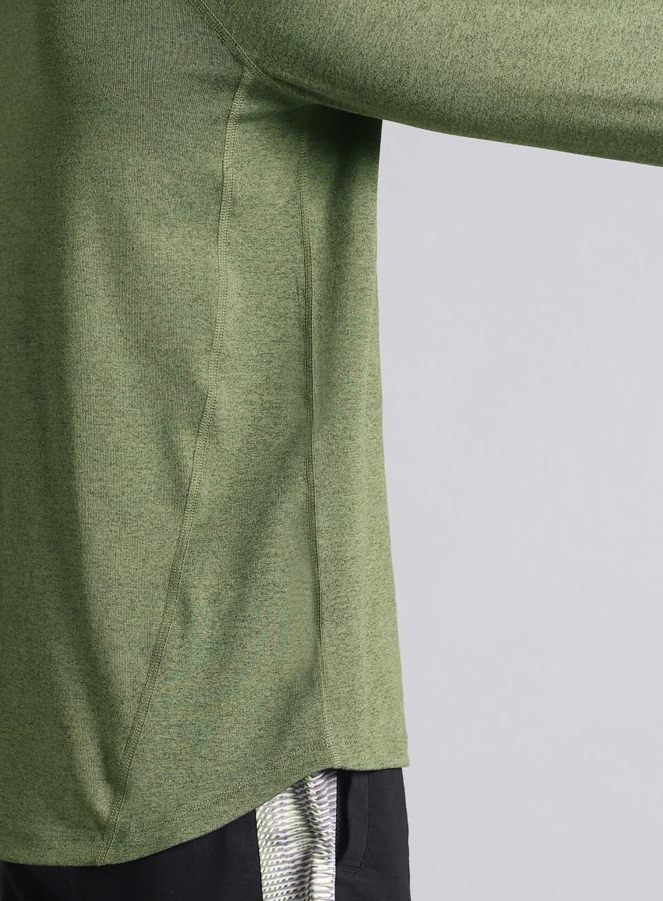 Men's Neon Green Training Sculpted All Weather Jacket - Image 11