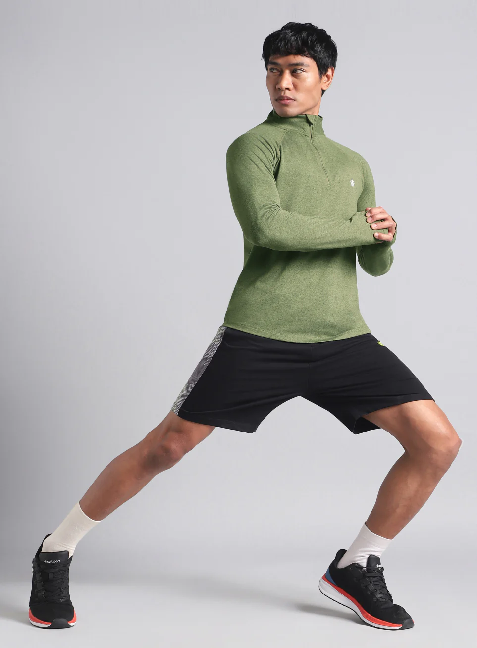 Men's Neon Green Training Sculpted All Weather Jacket - Image 3