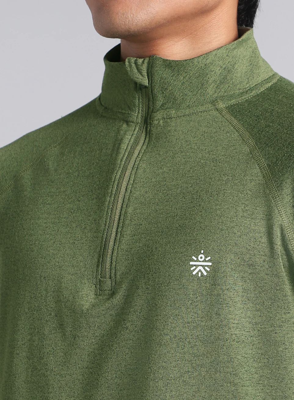 Men's Neon Green Training Sculpted All Weather Jacket - Image 8