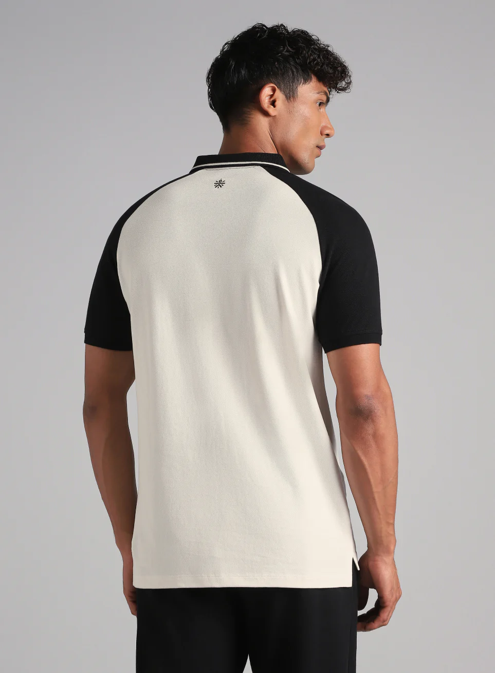 Men's Off White Athletic Club Polo T-Shirt - Image 6