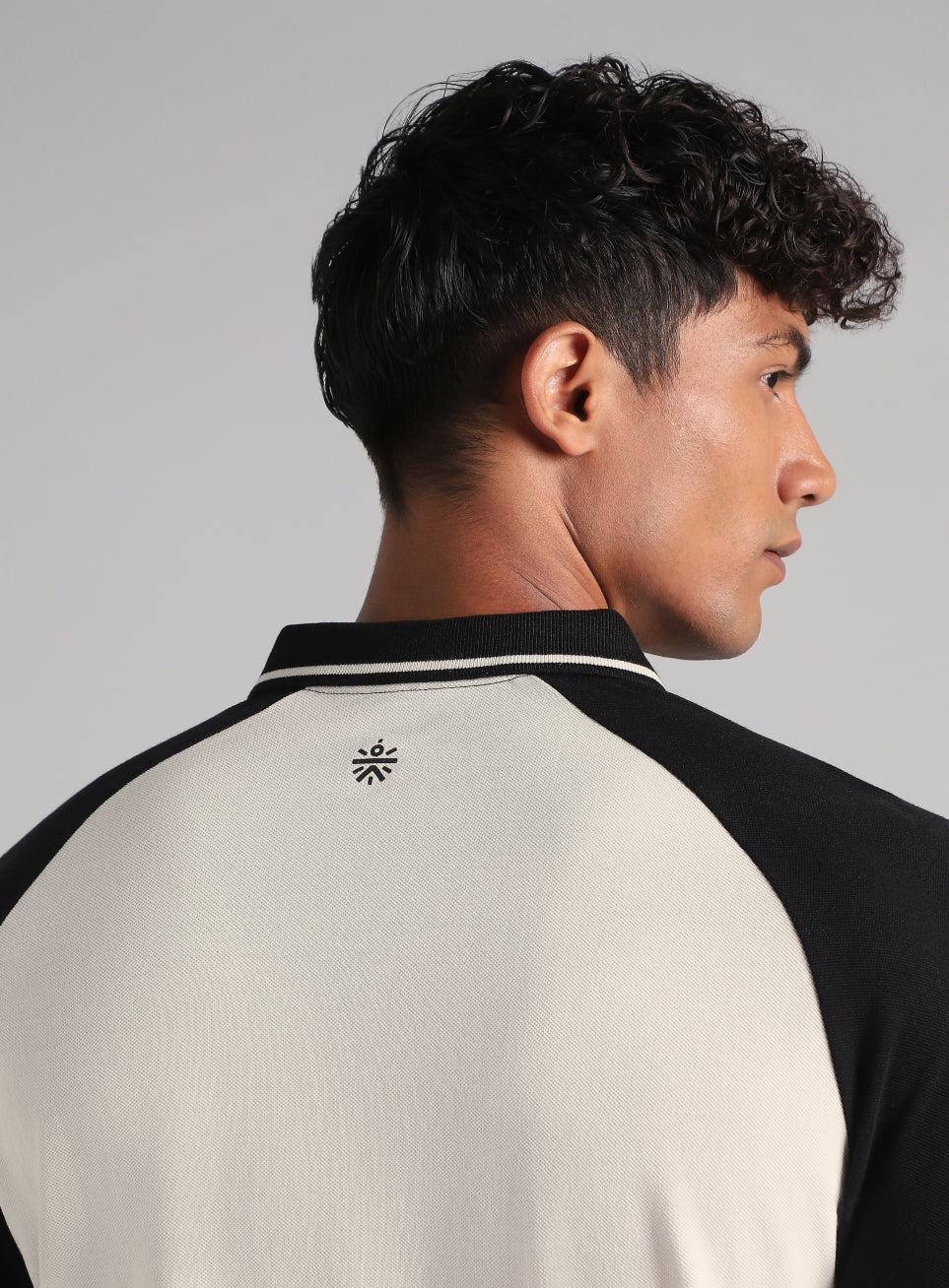 Men's Off White Athletic Club Polo T-Shirt - Image 8