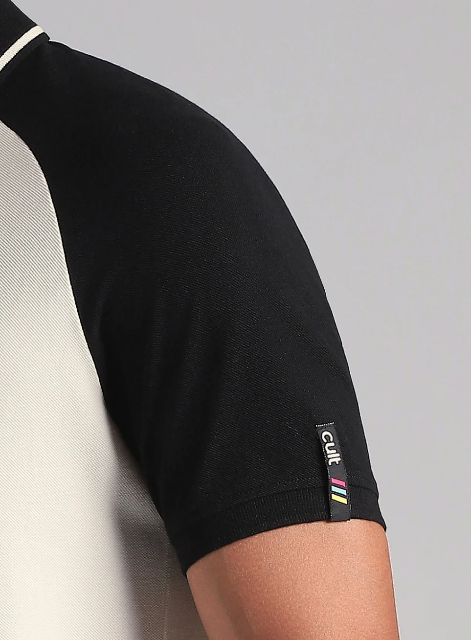Men's Off White Athletic Club Polo T-Shirt - Image 9