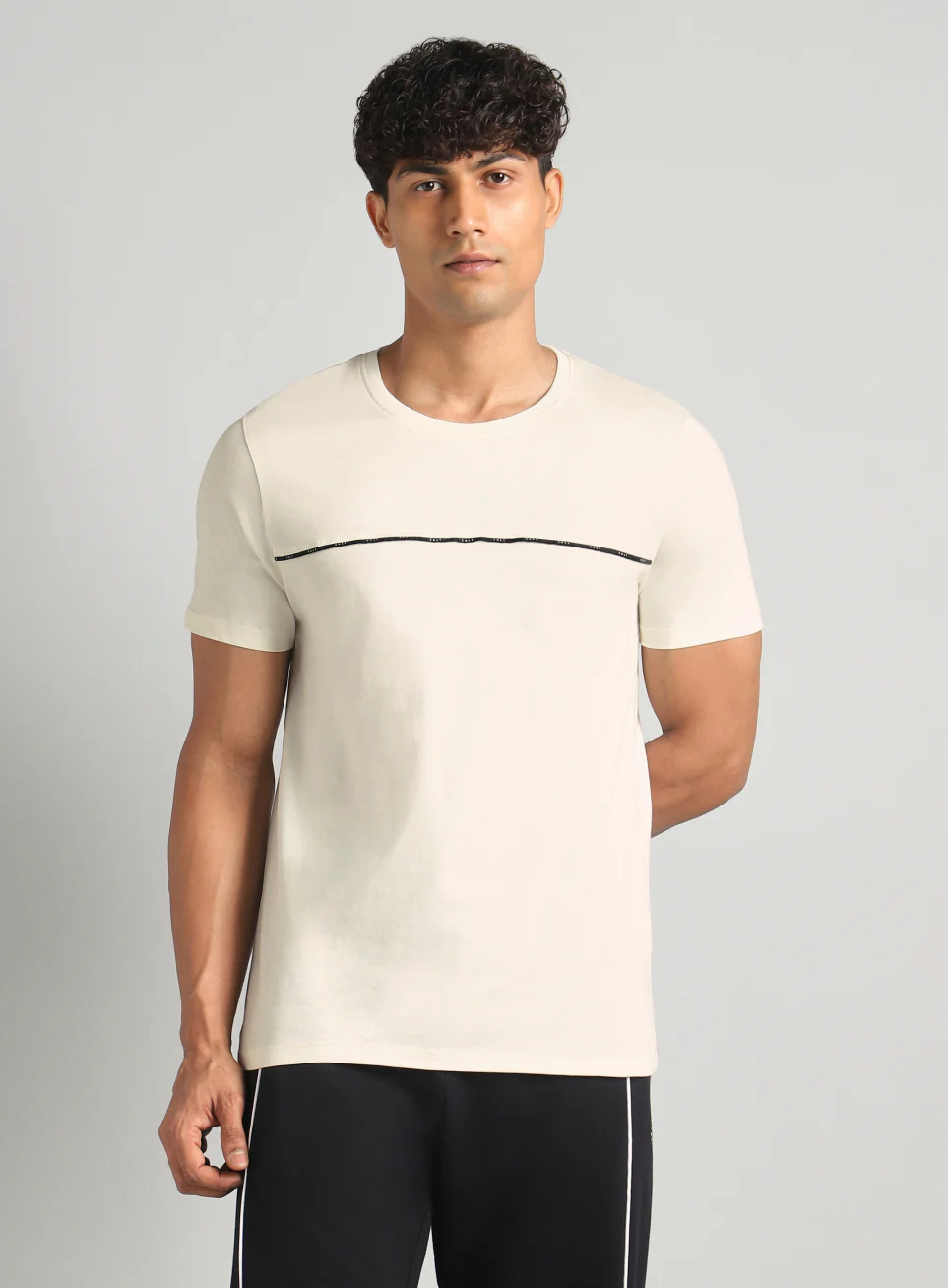 Men's Off White Cult Athlete T-shirt - Image 4