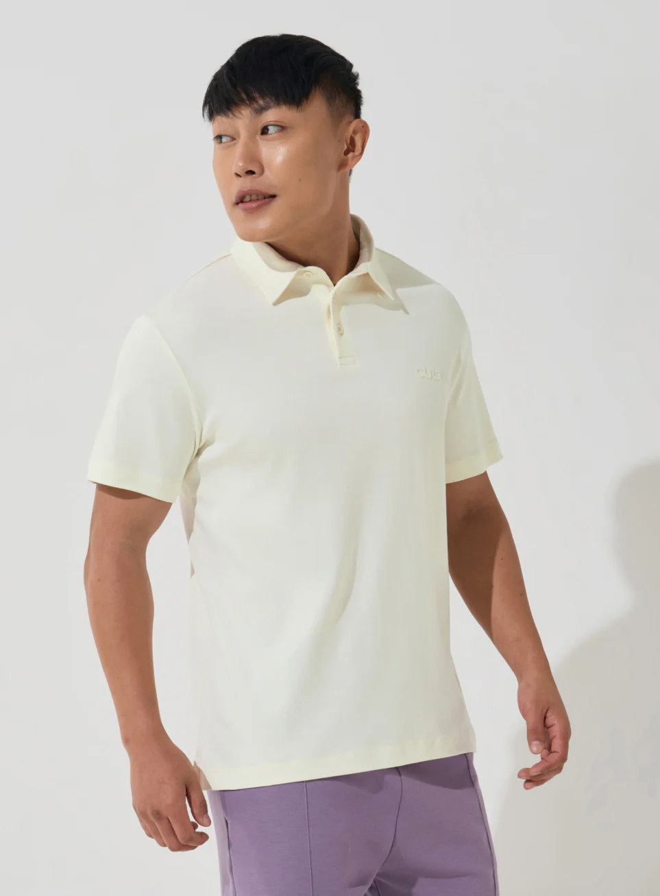 Men's Off-White Everyday Luxe Cotton Polo T-shirt - Image 5