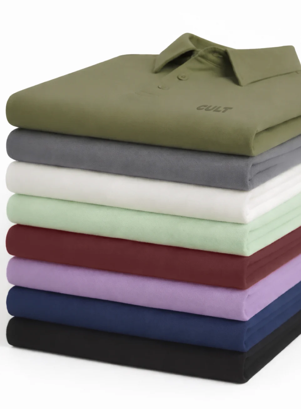 Men's Off-White Everyday Luxe Cotton Polo T-shirt - Image 9