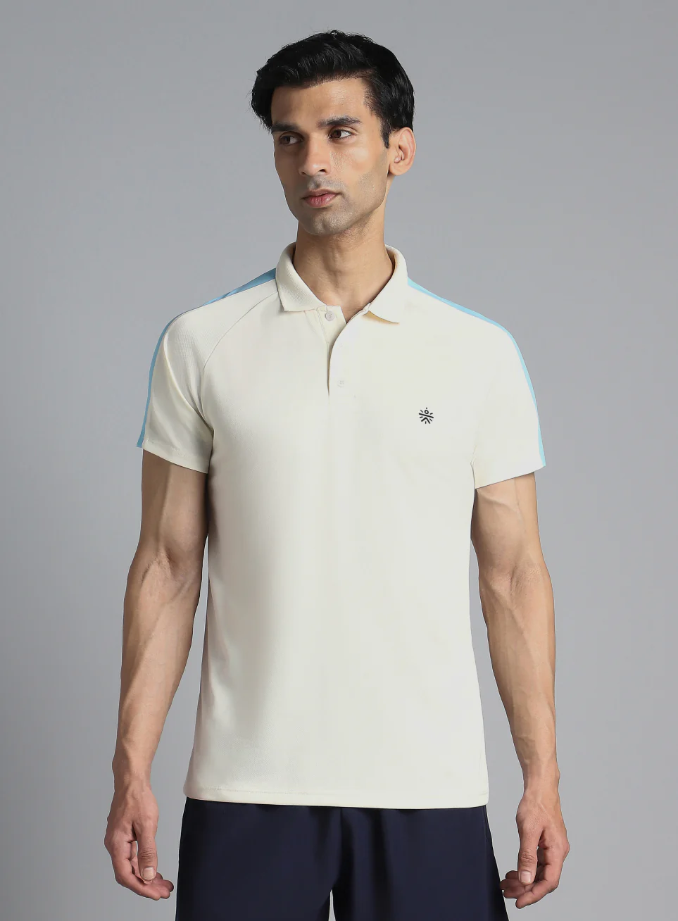 Men's Off White Performance Essential Polo T-shirt - Image 4
