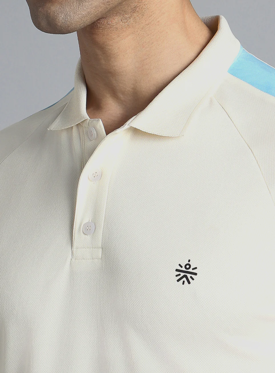 Men's Off White Performance Essential Polo T-shirt - Image 7
