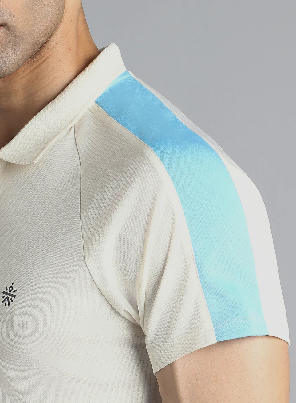 Men's Off White Performance Essential Polo T-shirt - Image 8