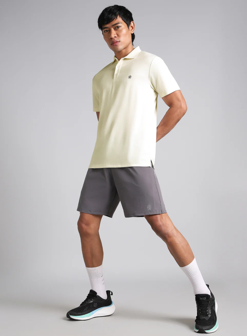 Men's Off White Performance Polo T-shirt - Image 3