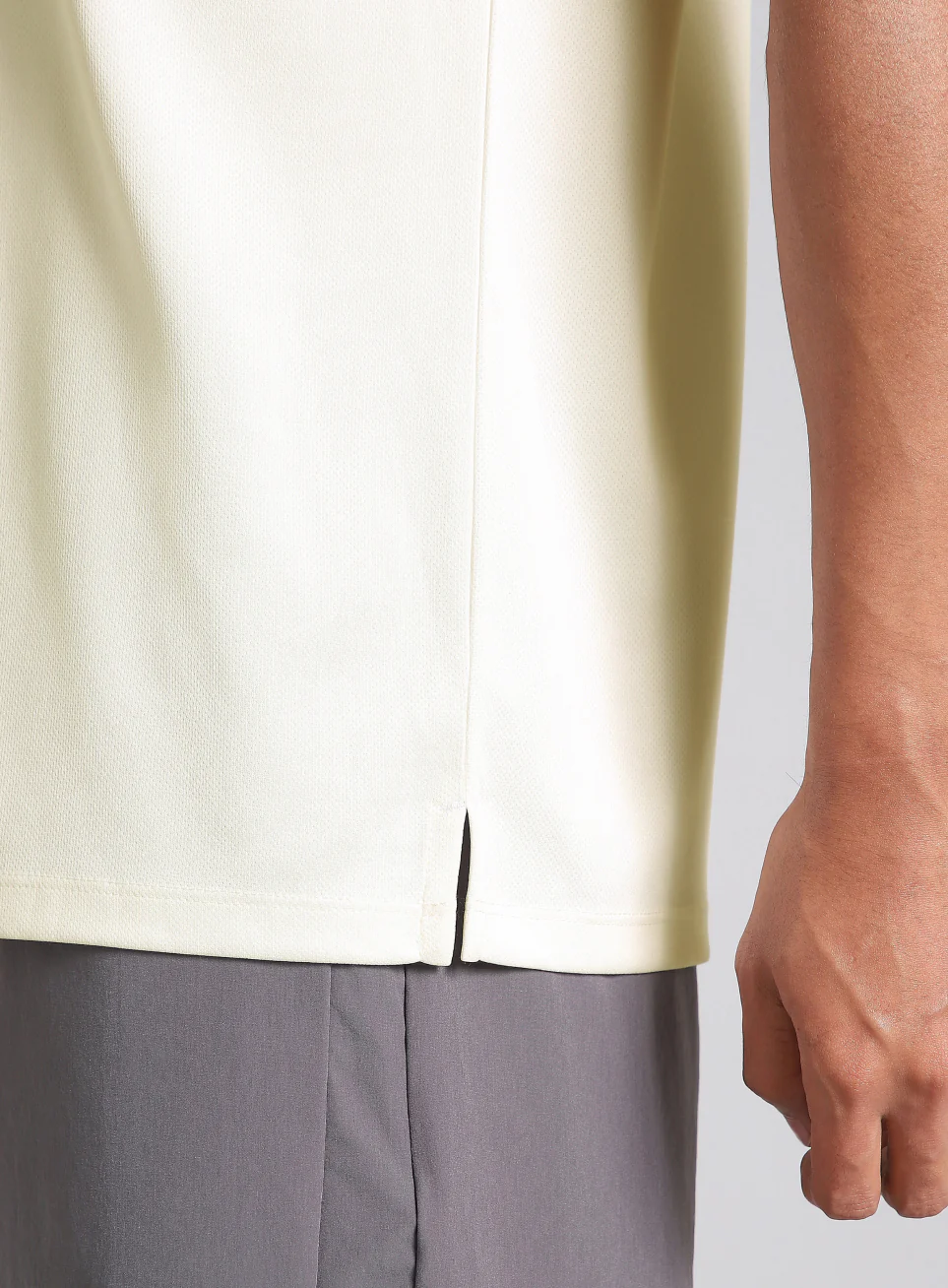 Men's Off White Performance Polo T-shirt - Image 8