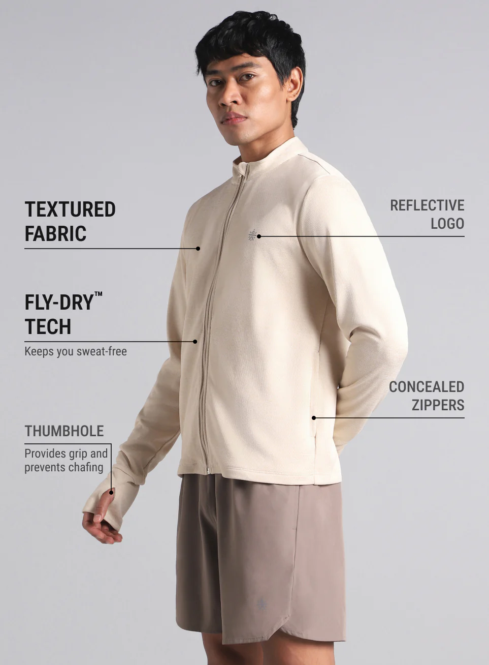 Men's Off White Run Elevate All Weather Jacket - Image 5