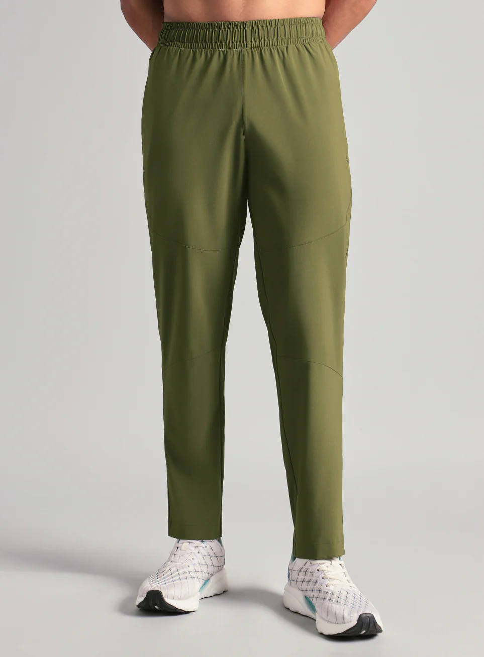 Men's Olive Core Sculpt Trackpants - Image 4