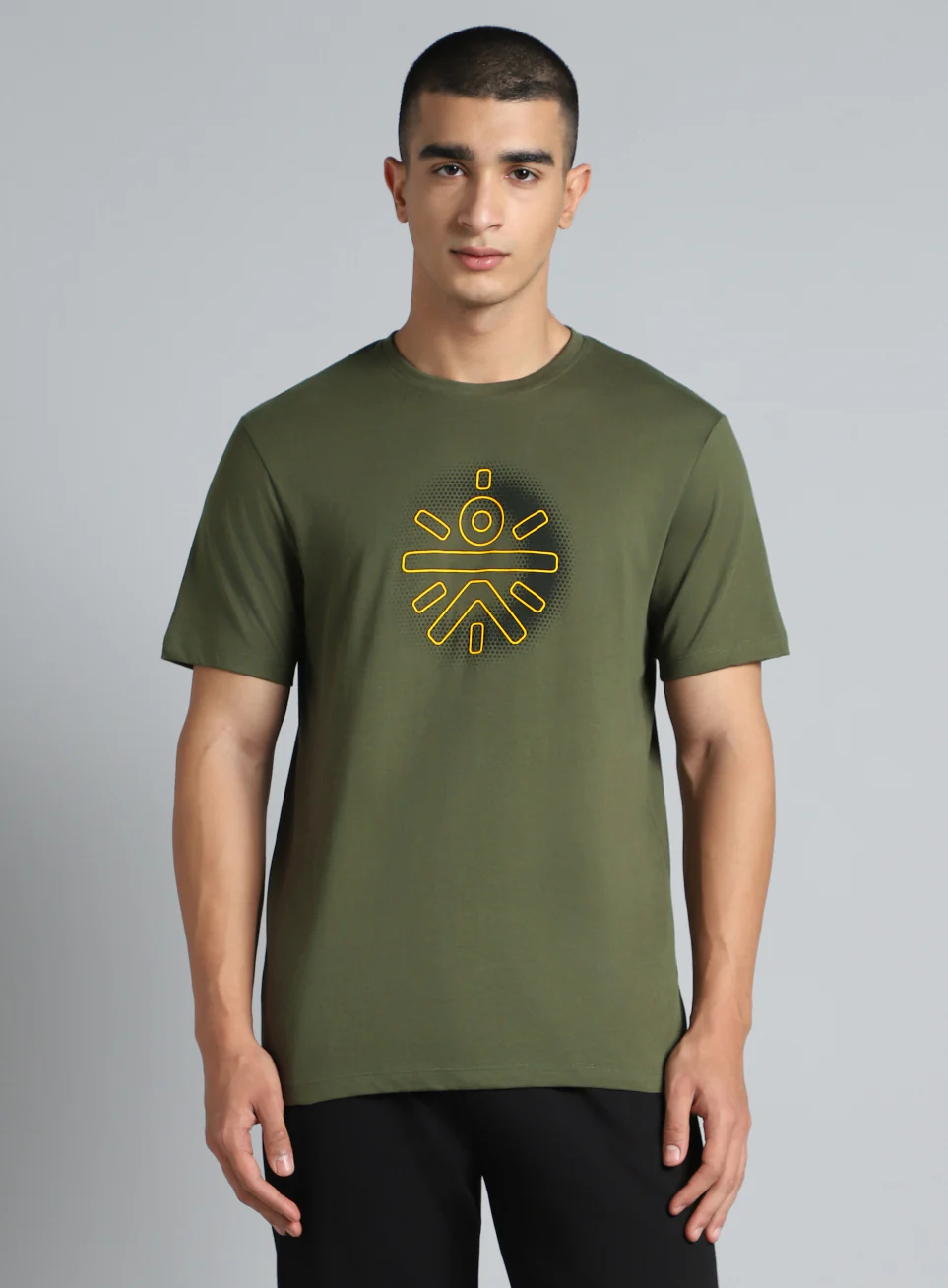 Men's Olive Cult Brand Carrier Graphic T-shirt - Image 4