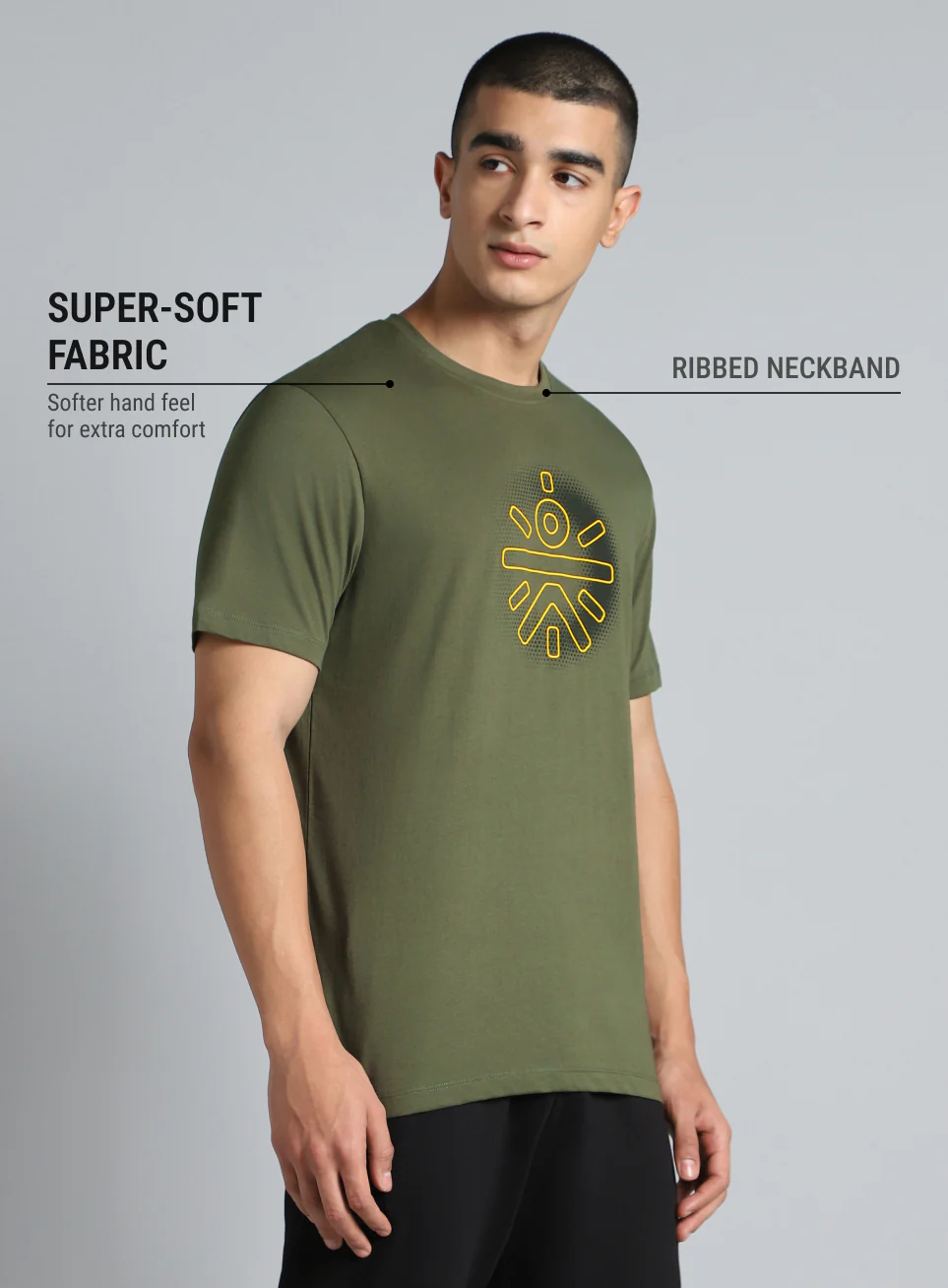 Men's Olive Cult Brand Carrier Graphic T-shirt - Image 5