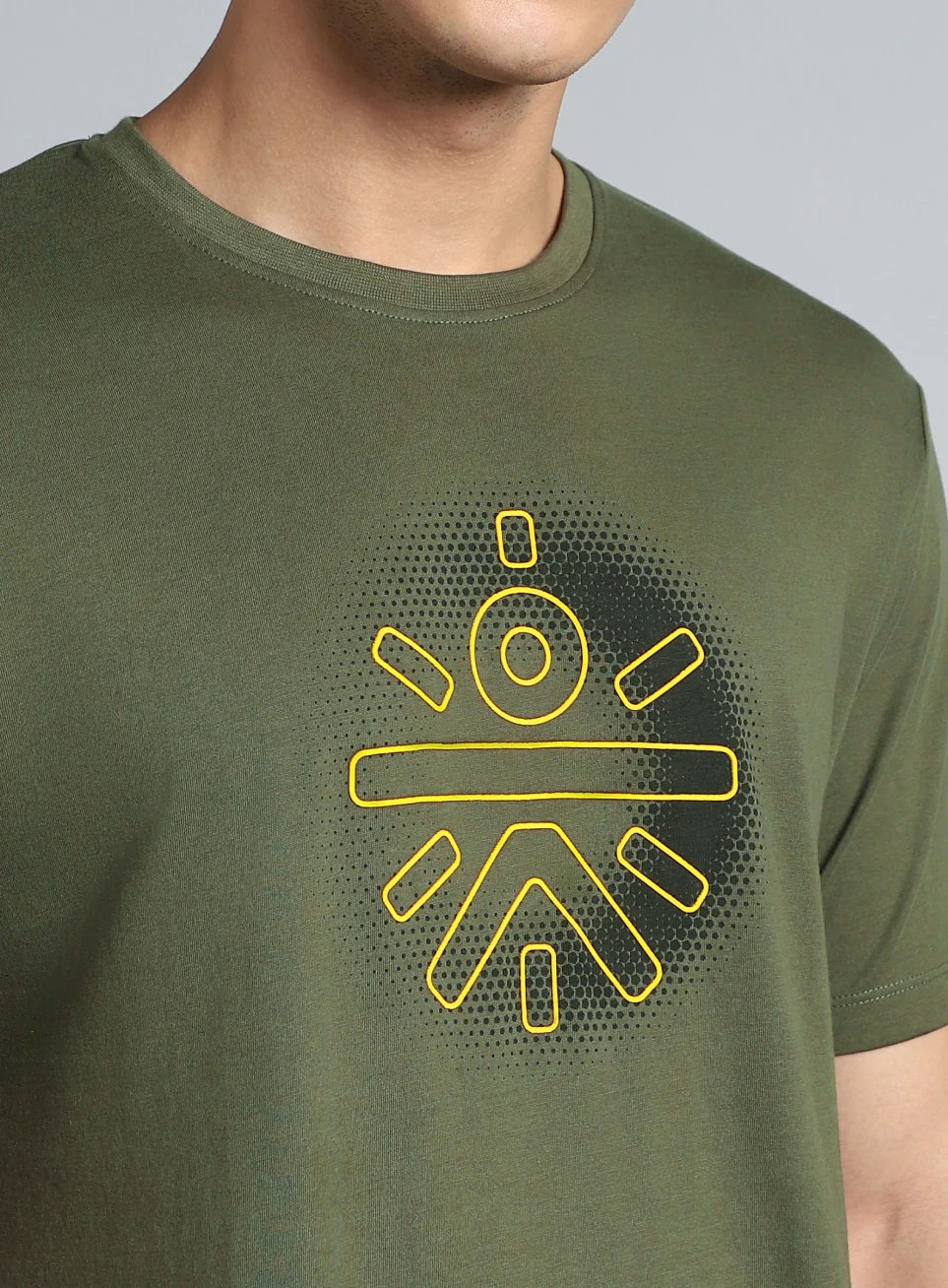 Men's Olive Cult Brand Carrier Graphic T-shirt - Image 7