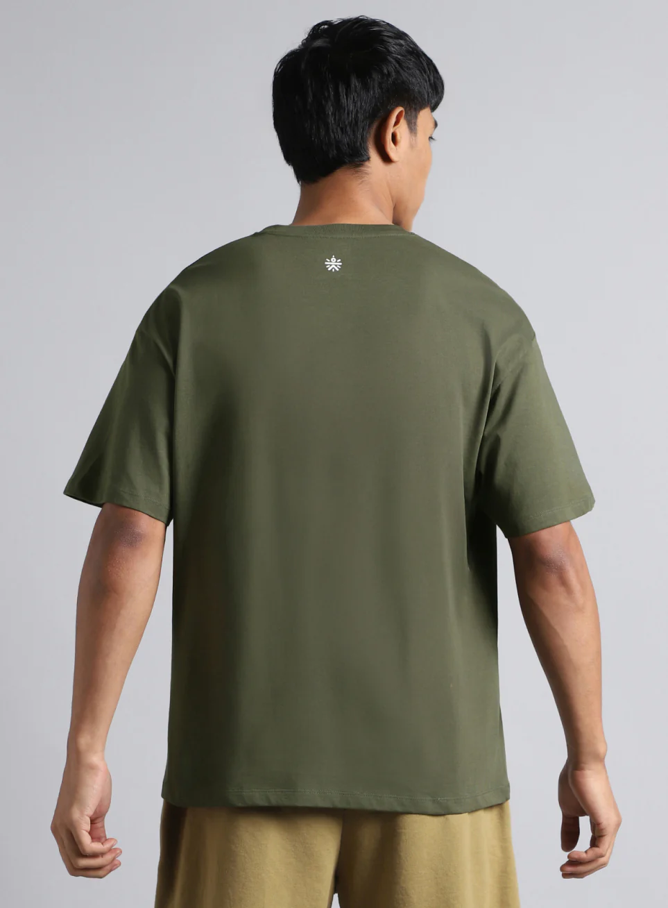 Men's Olive Cult Branding Graphic T-shirt - Image 6
