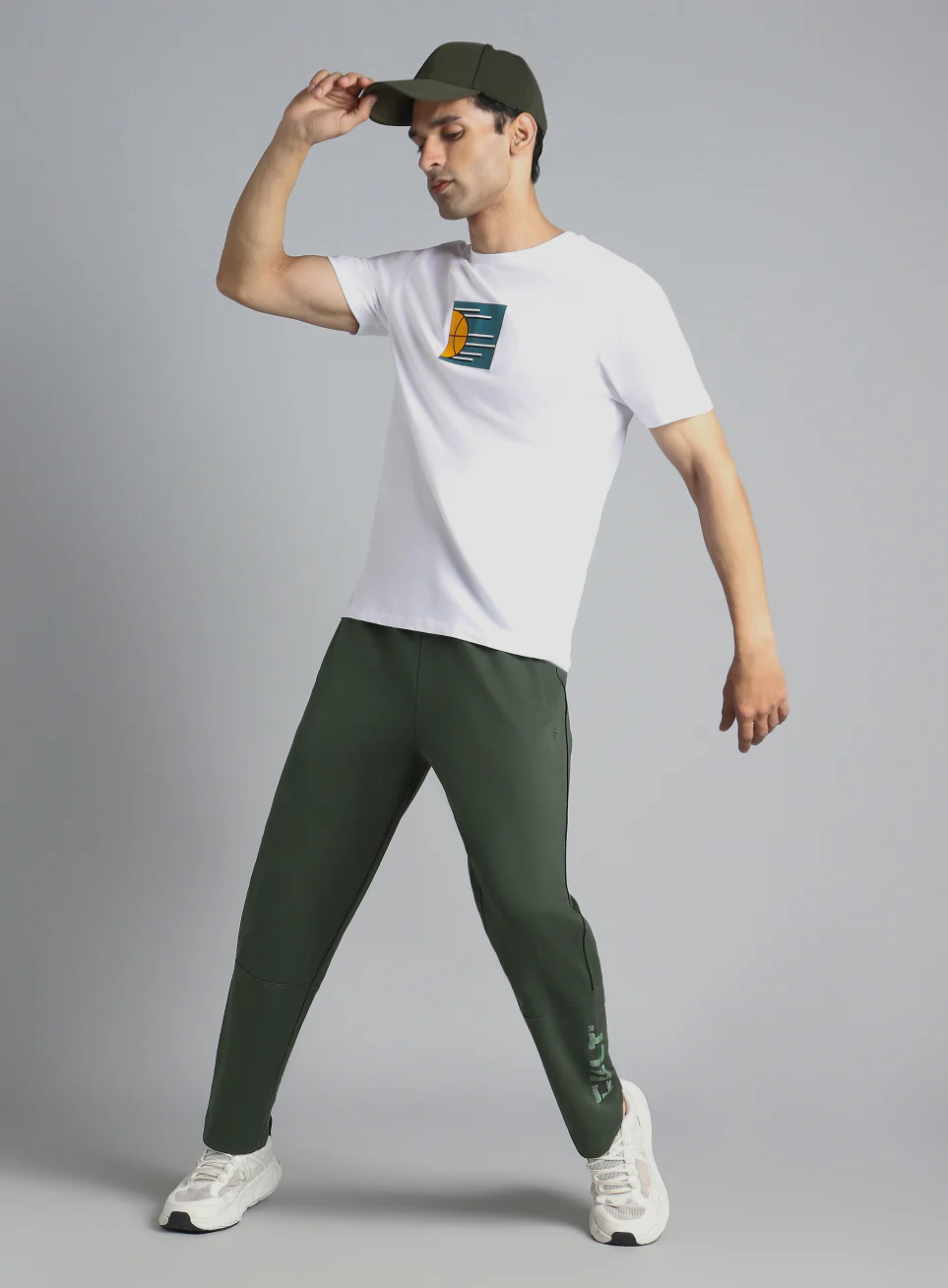 Men's Olive Dance Brand Carrier Trackpants - Image 3