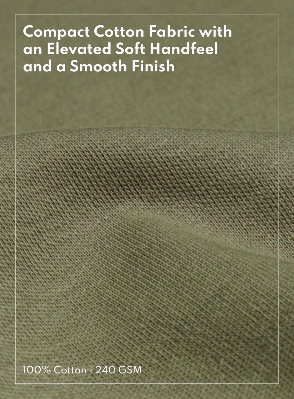 Men's Olive Everyday Luxe Cotton Polo T-shirt - Image 8