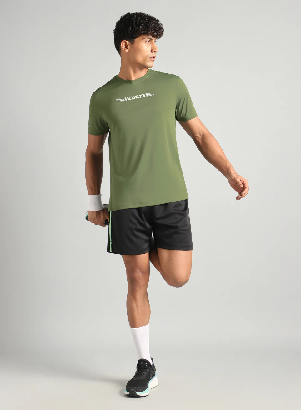 Men's Olive Everyday Performance T-shirt - Image 2