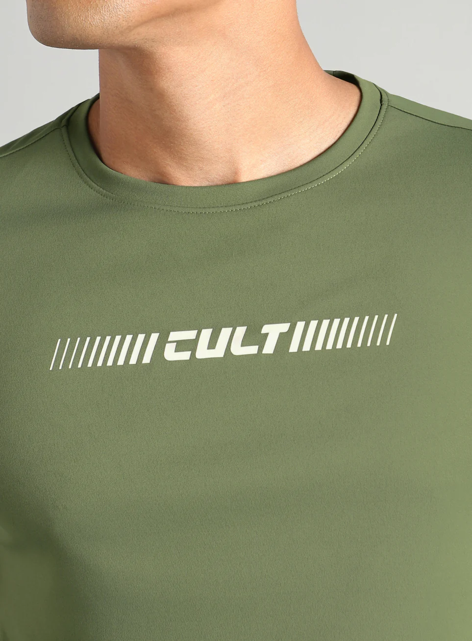 Men's Olive Everyday Performance T-shirt - Image 7