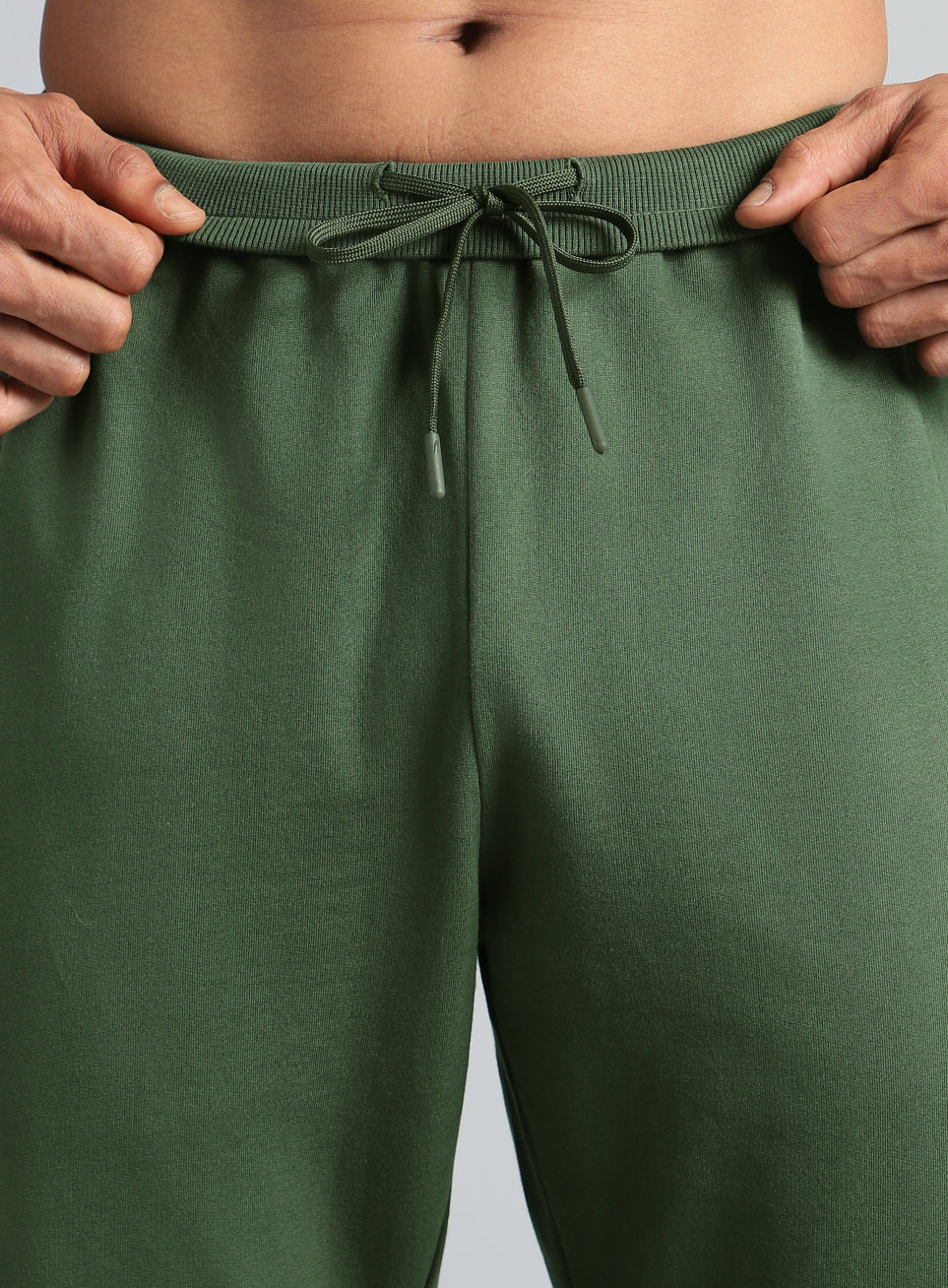 Men's Olive Level Up Sports Trackpants - Image 8
