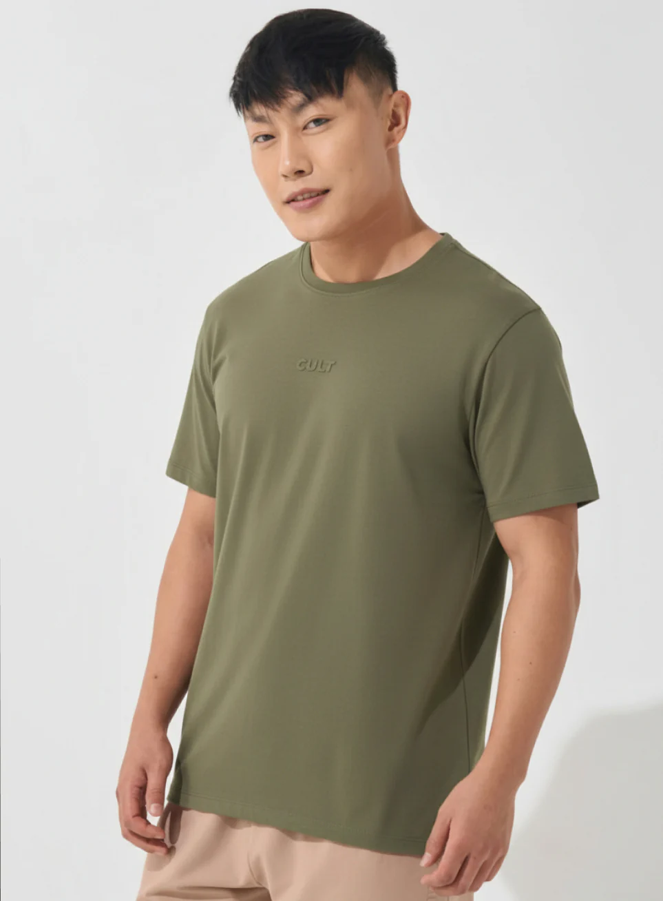 Men's Olive Soft Form Classic T-shirt - Image 5