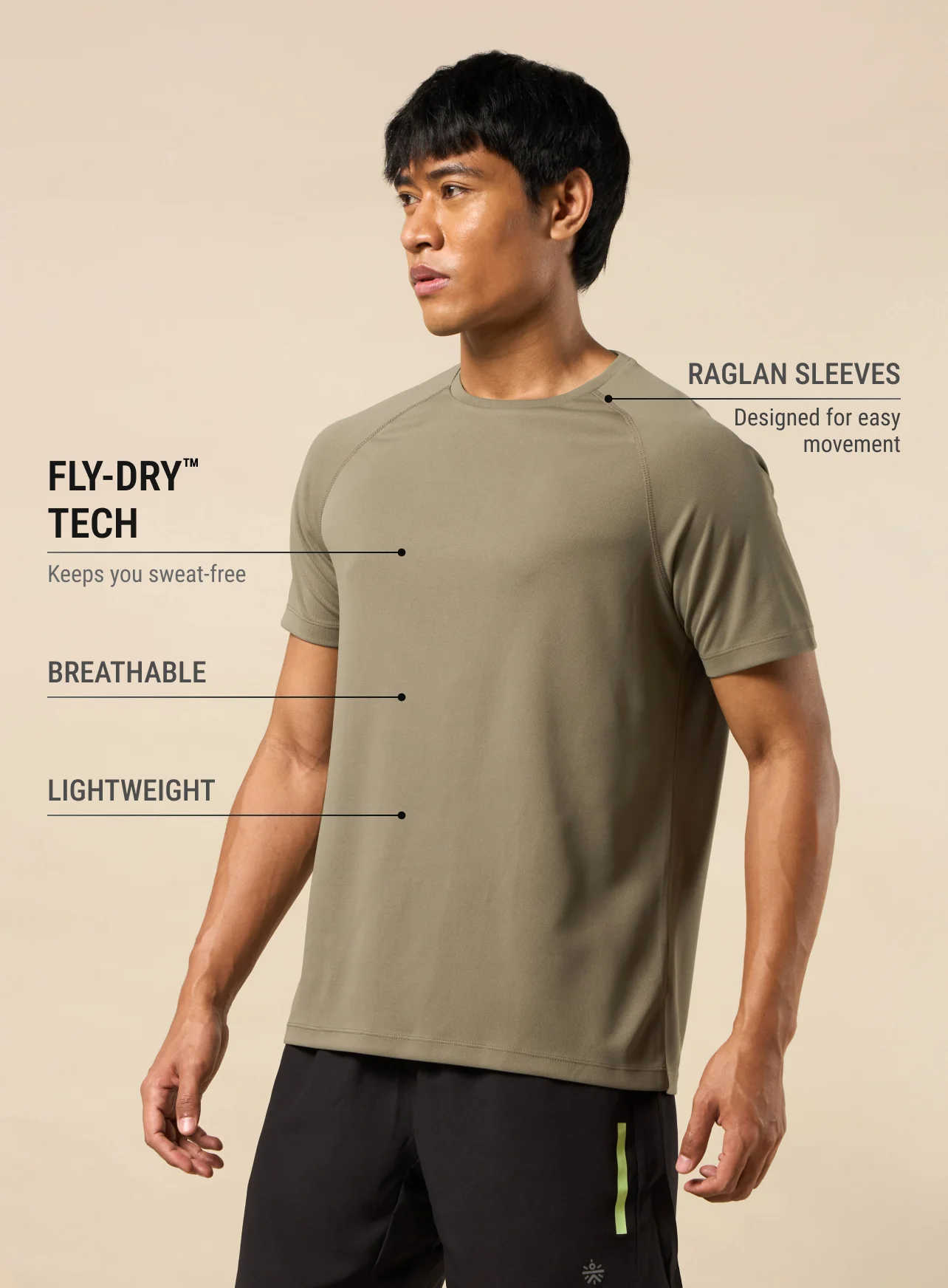 Men's Olive Speed Up T-shirt - Image 5