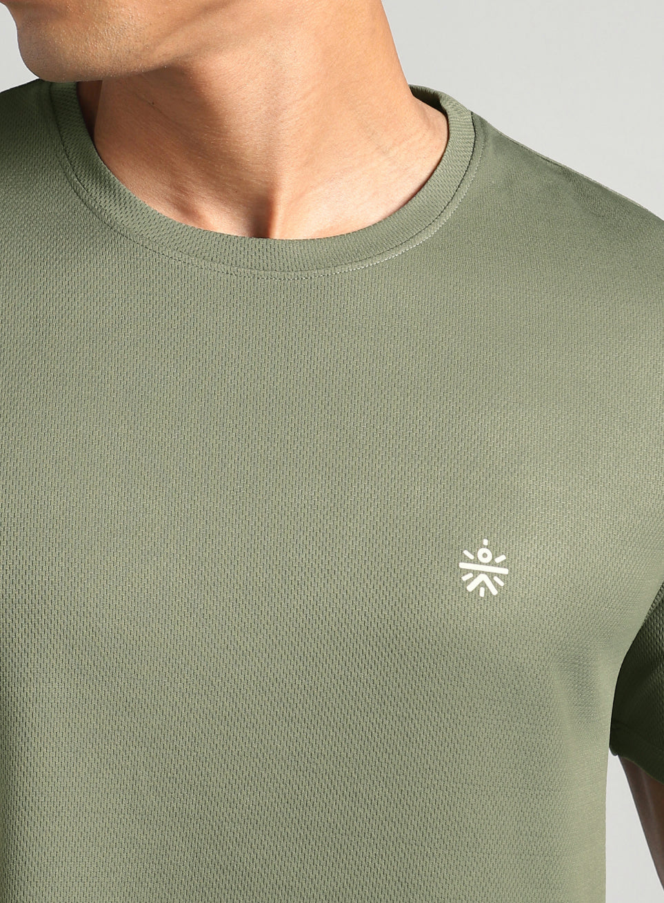 Men's Olive Train All FLY-DRY T-Shirt - Image 7