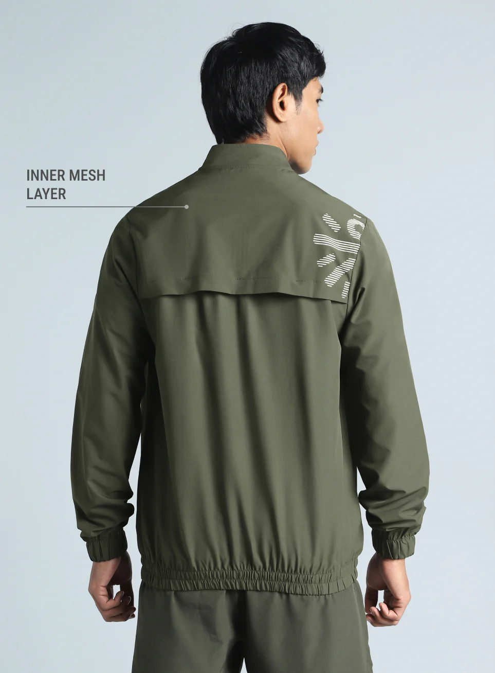 Men's Olive Train in Workout Jacket - Image 6
