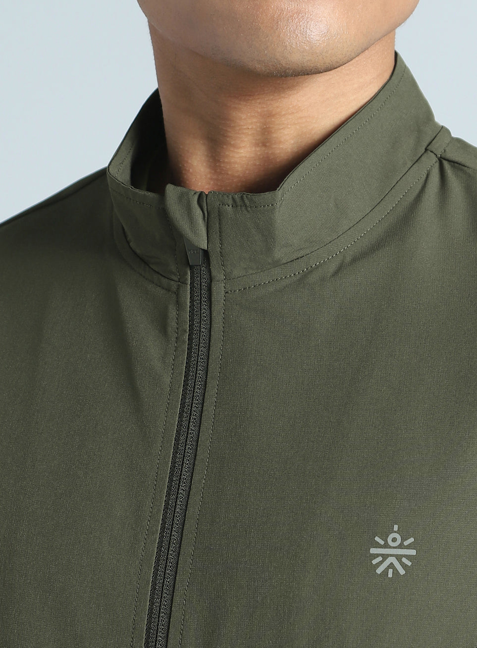 Men's Olive Train in Workout Jacket - Image 8
