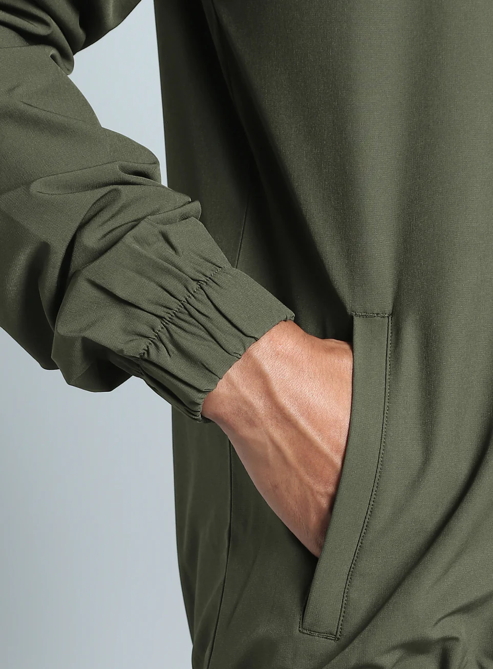 Men's Olive Train in Workout Jacket - Image 9