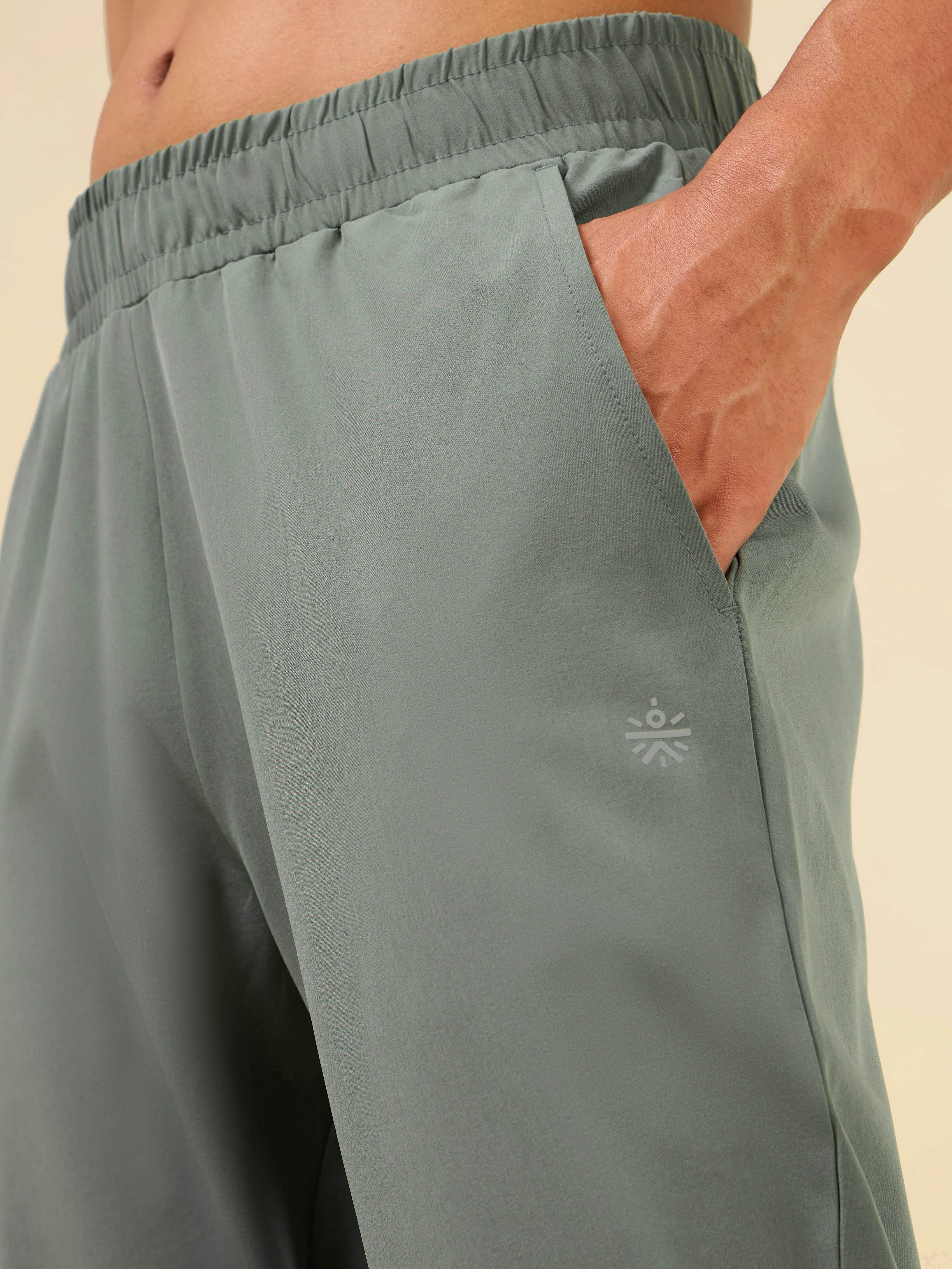 Men's Olive Train Out Premium Trackpants - Image 7