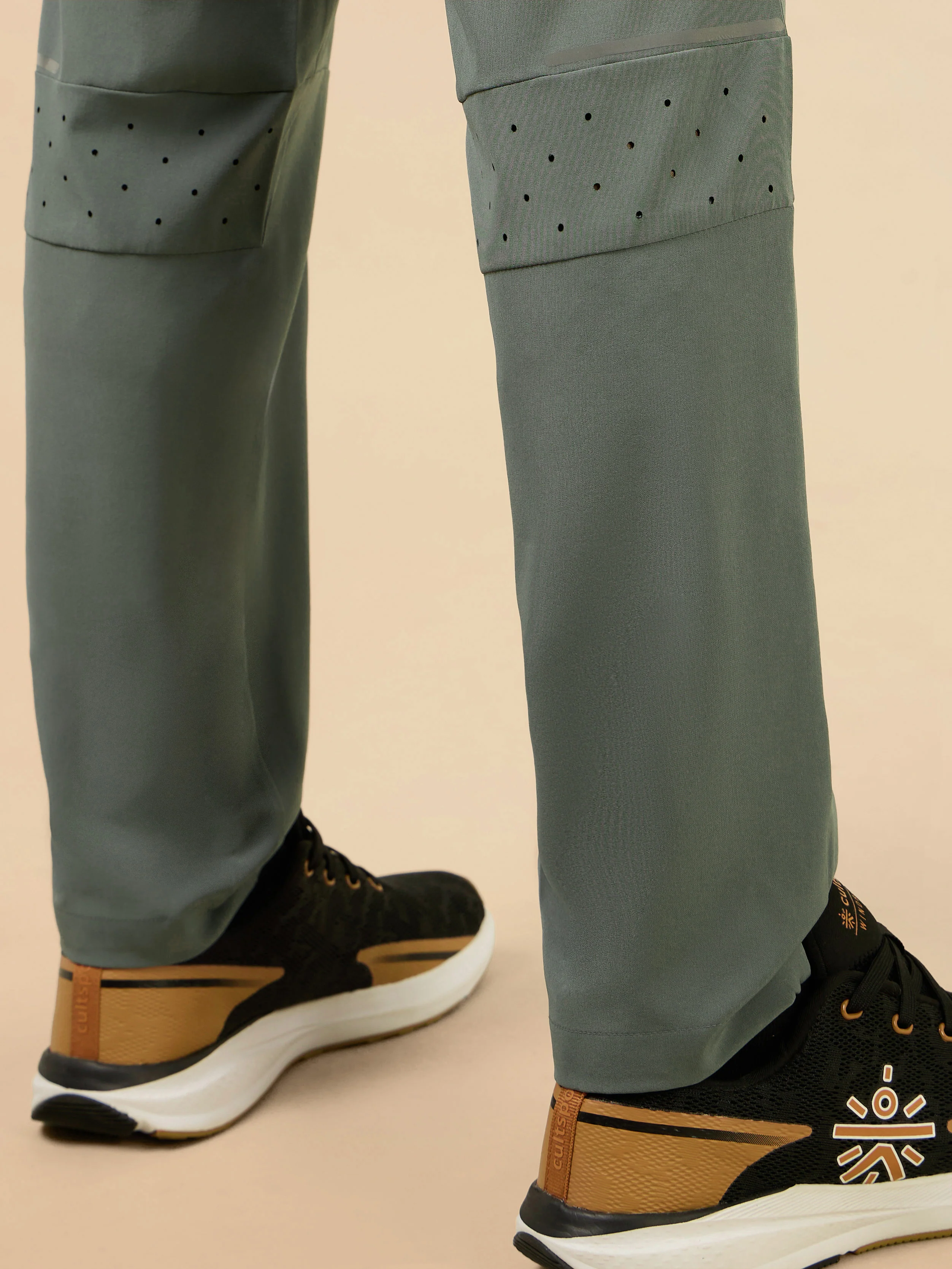 Men's Olive Train Out Premium Trackpants - Image 9