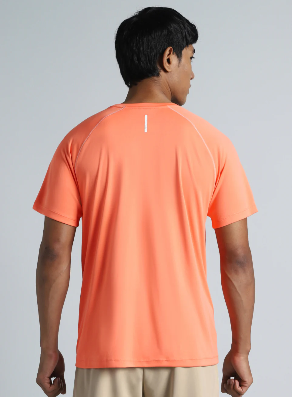 Men's Orange Cult Branded Recycled Poly Performance T-shirt - Image 6