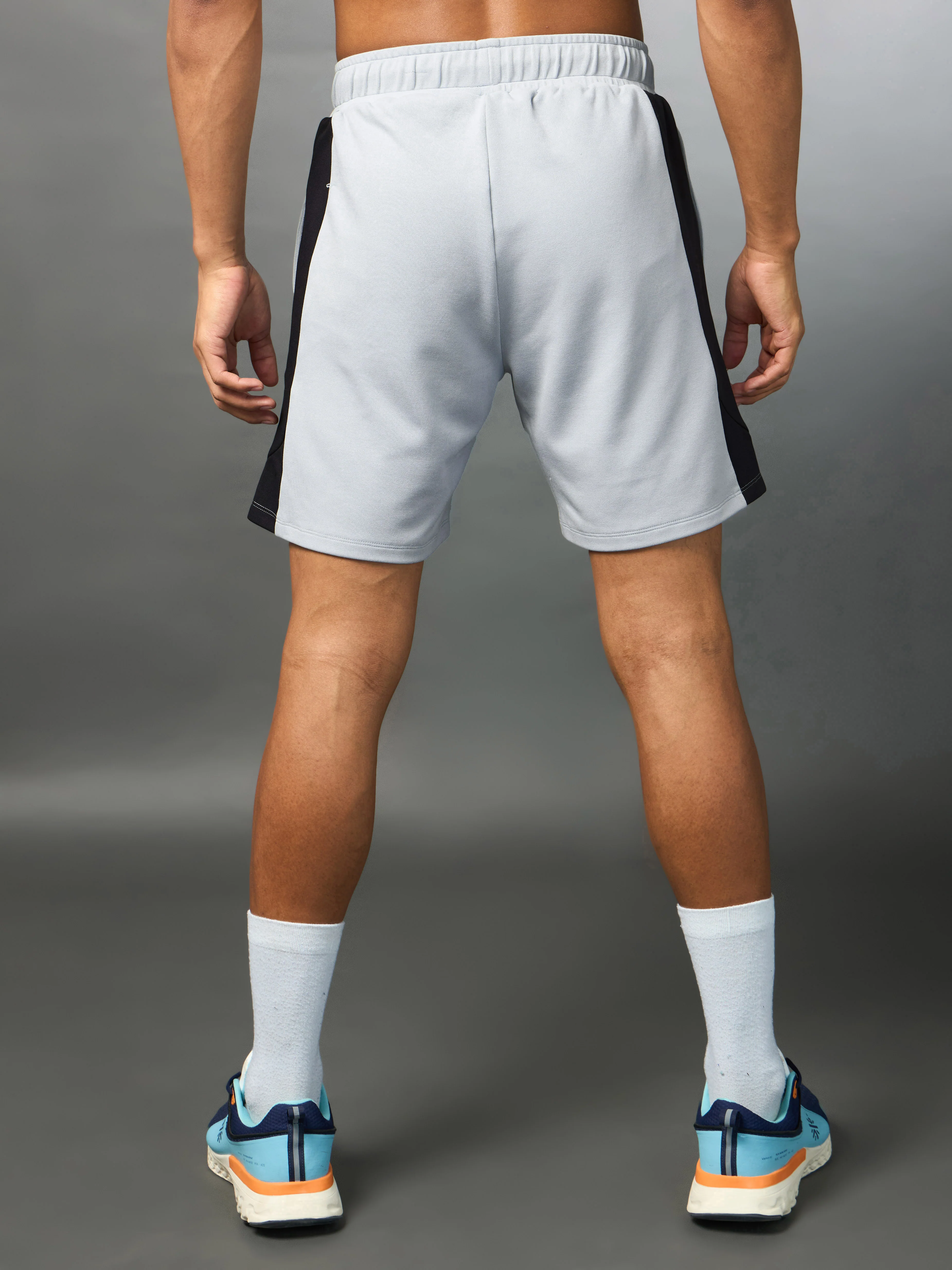 Men's Pace Up Lt. Grey Running Shorts - Image 6