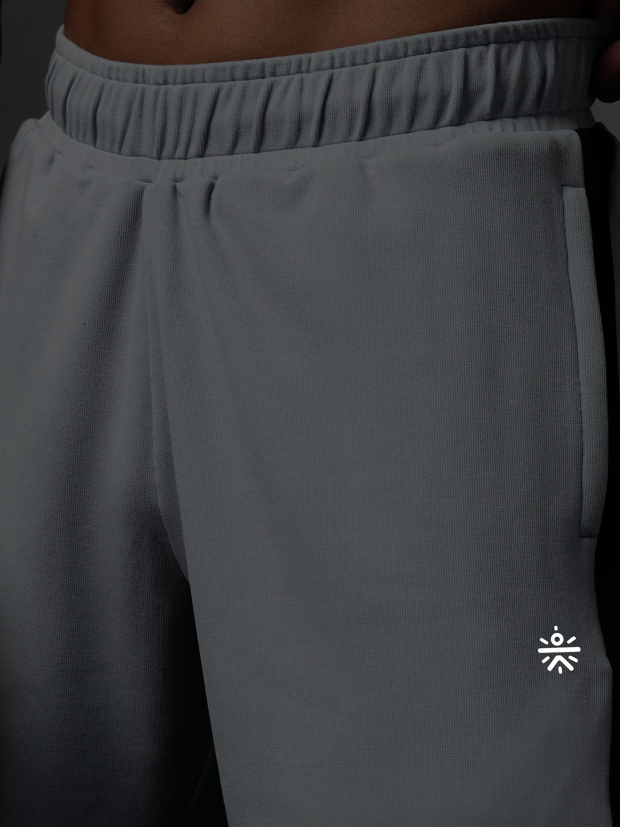 Men's Pace Up Lt. Grey Running Shorts - Image 8