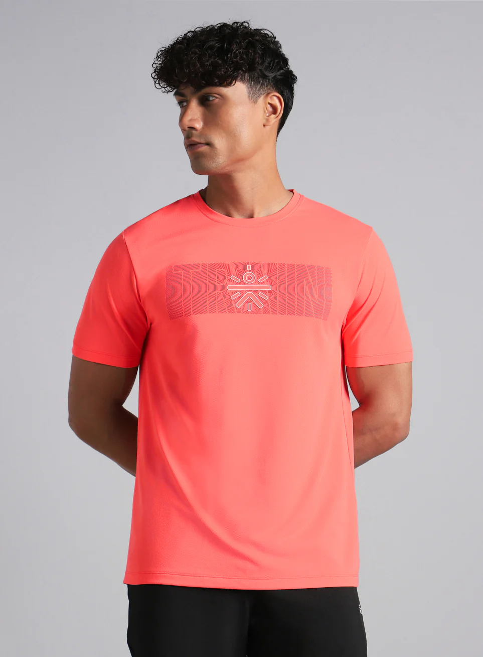 Men's Peach Cult Train Graphic T-shirt - Image 4