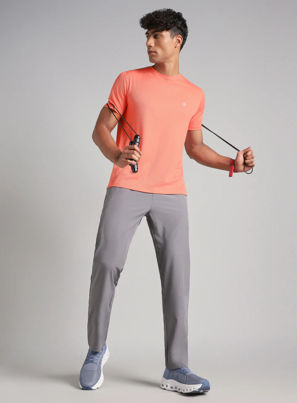 Men's Peach Train All Fly Dry T-Shirt - Image 3