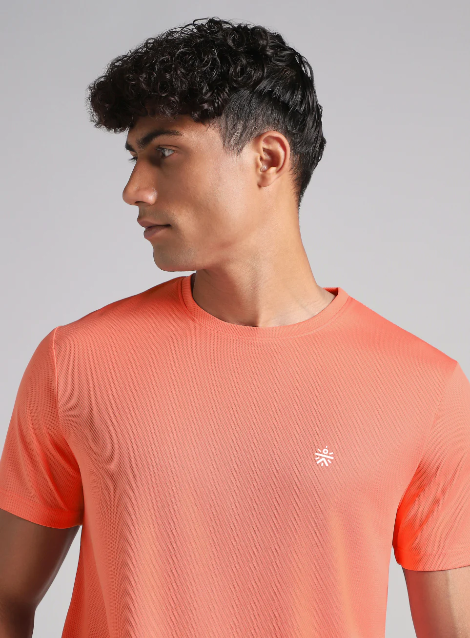 Men's Peach Train All Fly Dry T-Shirt - Image 7