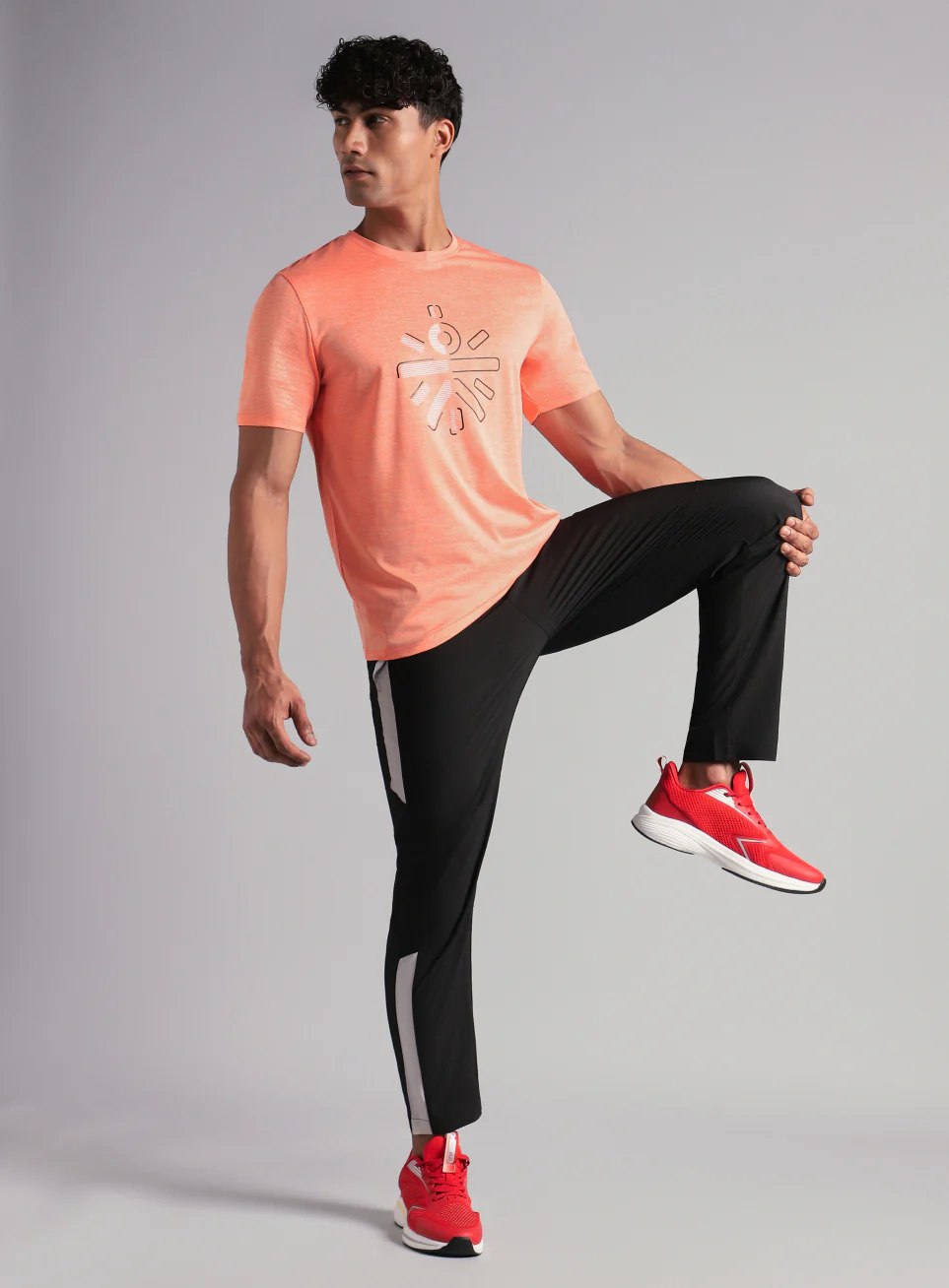 Men's Peach Training Essential T shirt - Image 2