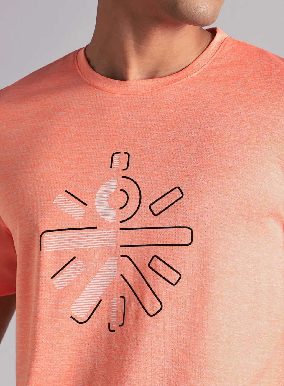 Men's Peach Training Essential T shirt - Image 7