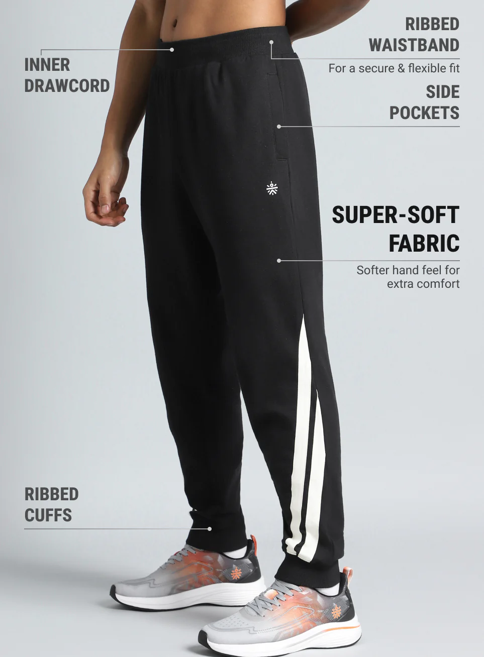 Men's Play On Black Joggers - Image 5
