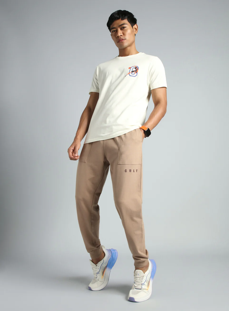 Men's Play On Tan Reverse Pocket Joggers - Image 2