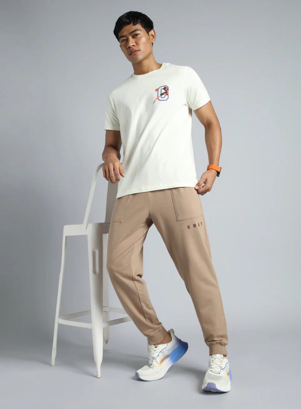 Men's Play On Tan Reverse Pocket Joggers - Image 3