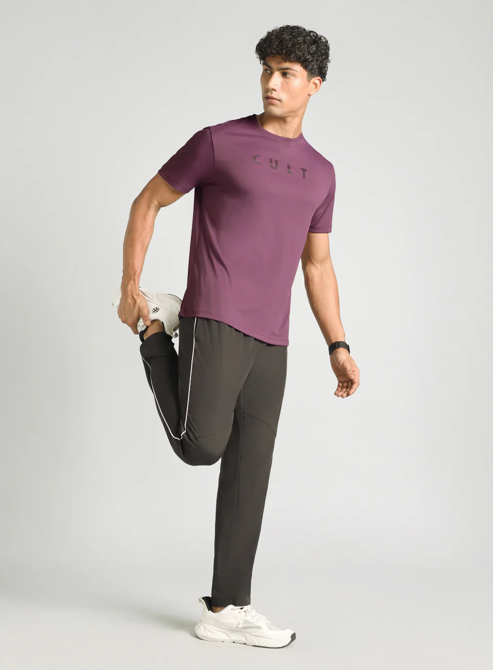 Men's Plum All Day Training T-shirt - Image 2