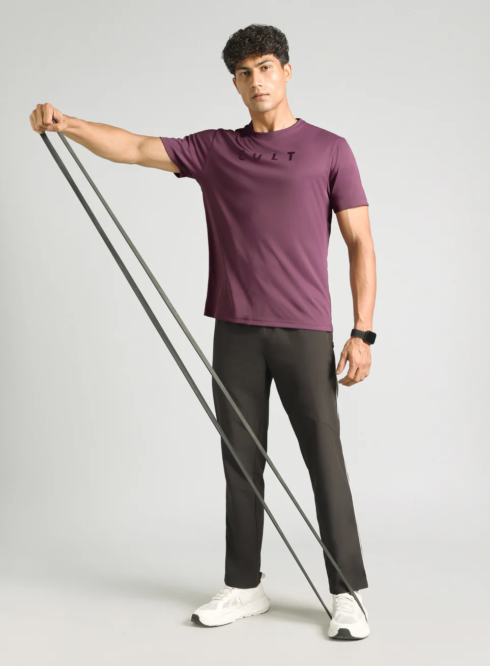 Men's Plum All Day Training T-shirt - Image 3