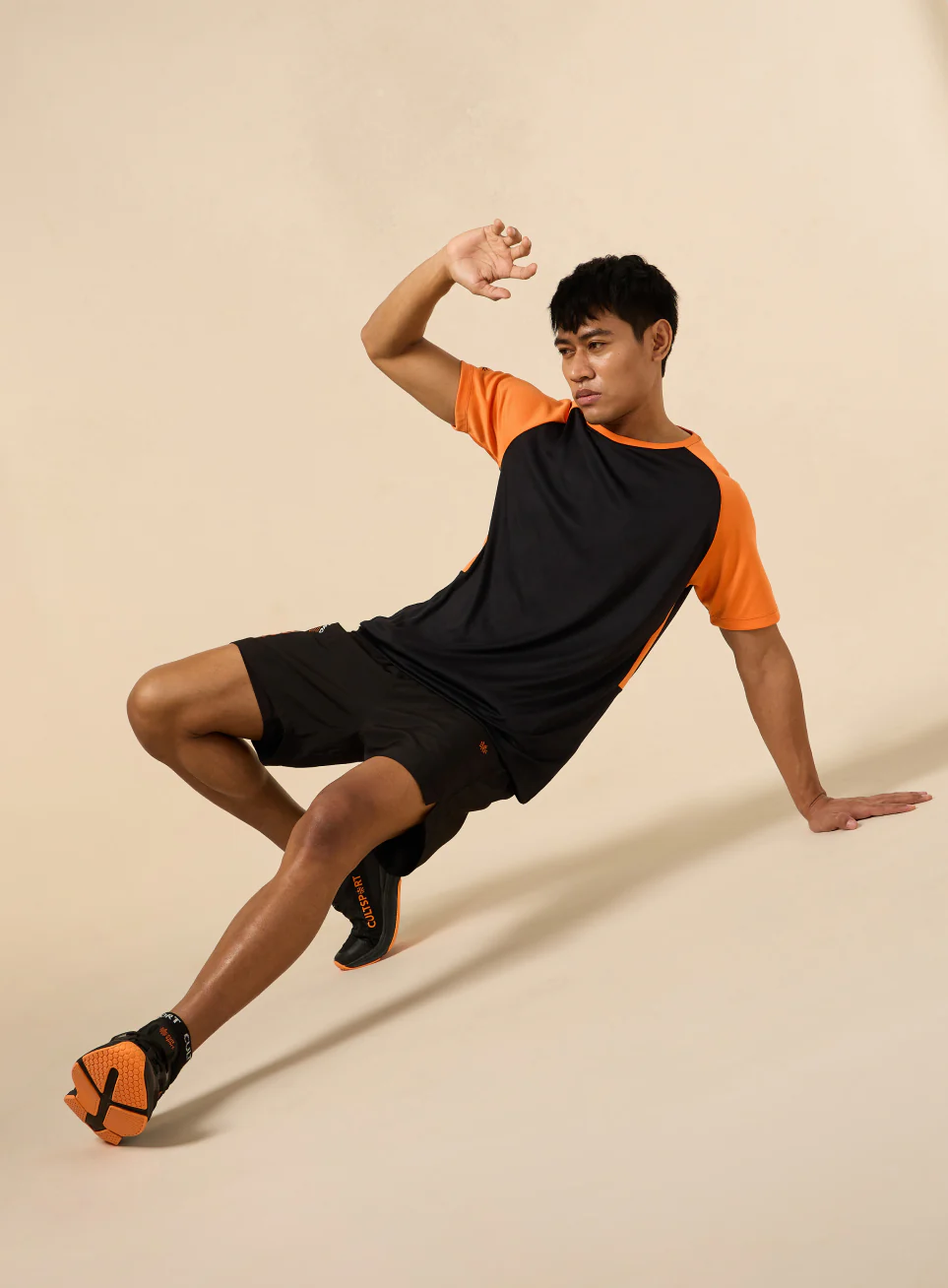 Men's Power Up Black Training T-shirt - Image 3